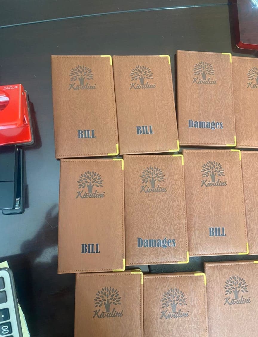 Bill Holders / Menus